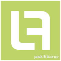 Pacchetto da 5 licenze di Libreria Facile